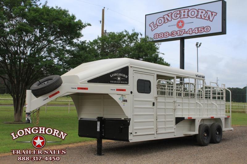 2023 Swift Built 20ft Stock Trailer with 3/4 Top 2023 Swift Built 20ft Stock Trailer with 3/4 Top