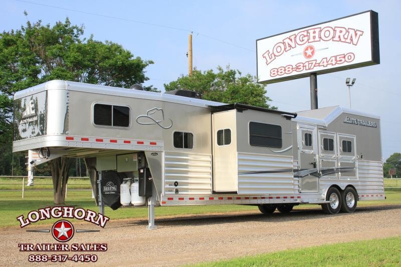 2022 Elite Trailers 3 Horse 15.8 ft Shortwall Side Load Slide Out 2022 Elite Trailers 3 Horse 15.8 ft Shortwall Side Load Slide Out