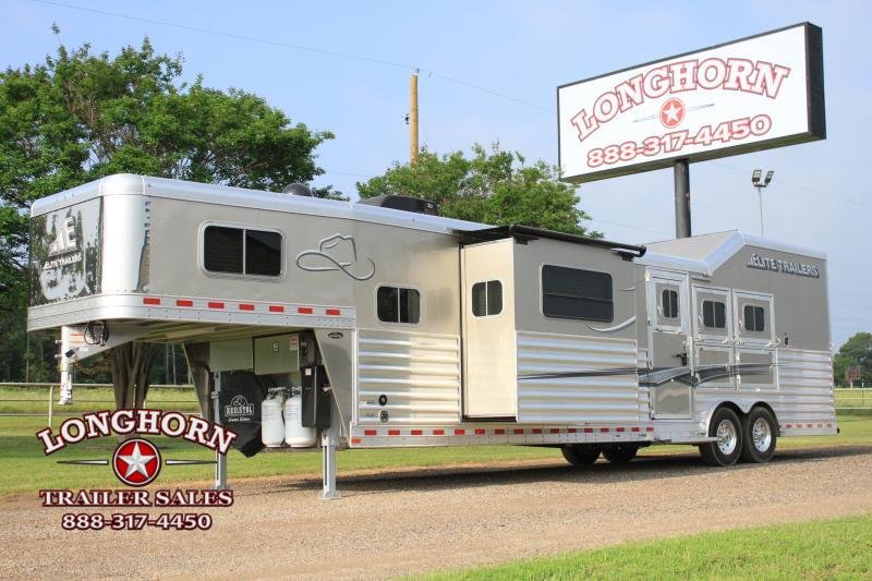 2022 Elite Trailers 3 Horse 15.8 ft Shortwall Side Load Slide Out 2022 Elite Trailers 3 Horse 15.8 ft Shortwall Side Load Slide Out