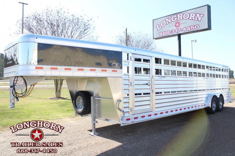 2021 Elite Trailers 7.5ft x 28ft Show Cattle Stock Trailer Livestock Trailer 2021 Elite Trailers 7.5ft x 28ft Show Cattle Stock Trailer Livestock Trailer