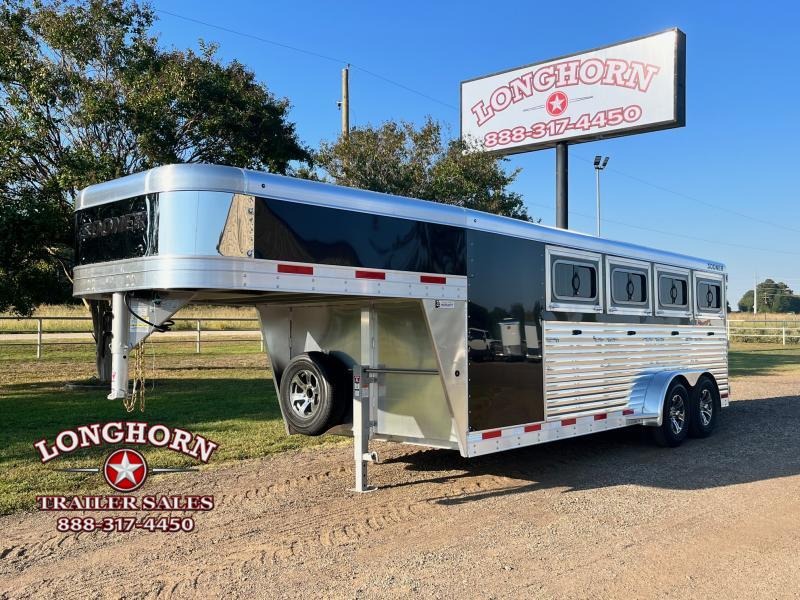 2023 Delco 24' Roper Special Delco Premium Stock / Stock Combo Trailer Horse Trailers, Cargo