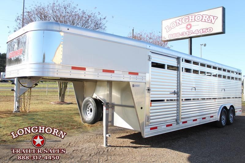 2020 Sooner 24ft x 8ft Show Cattle Stock with Side Ramp Livestock Trailer 2020 Sooner 24ft x 8ft Show Cattle Stock with Side Ramp Livestock Trailer