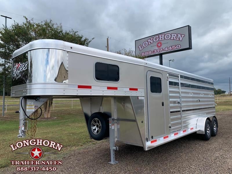 2022 Exiss Trailers 20ft Stock Combo with 4ft Tack Livestock Trailer 2022 Exiss Trailers 20ft Stock Combo with 4ft Tack Livestock Trailer