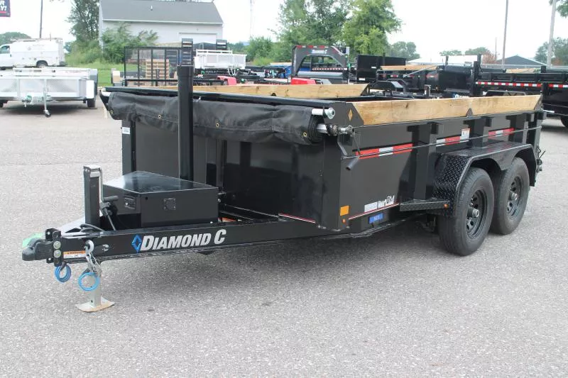 2026 Diamond C Trailers MDT206 12x77 Dump Trailer