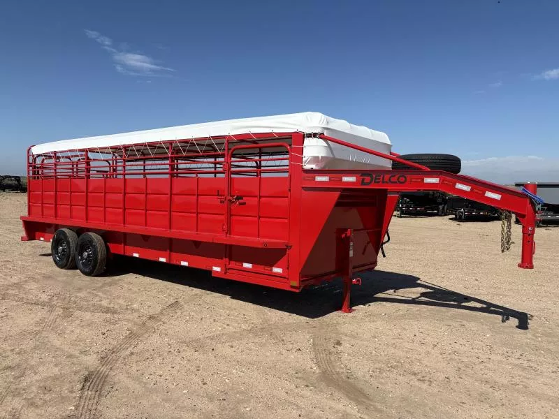 new Stock / Stock Combo Trailers Delco Trailers  for sale, in Guymon, OK image-0