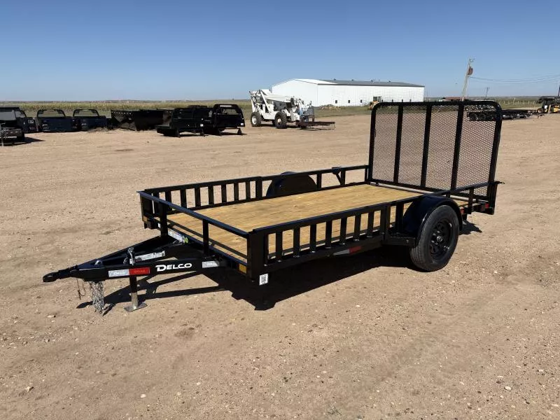 2026 Delco 77" X 12' Single Axle 3k Utility Trailer