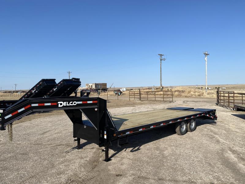 2021 Delco Gooseneck 102"x25' Flatbed Trailer 2021 Delco Gooseneck 102"x25' Flatbed Trailer
