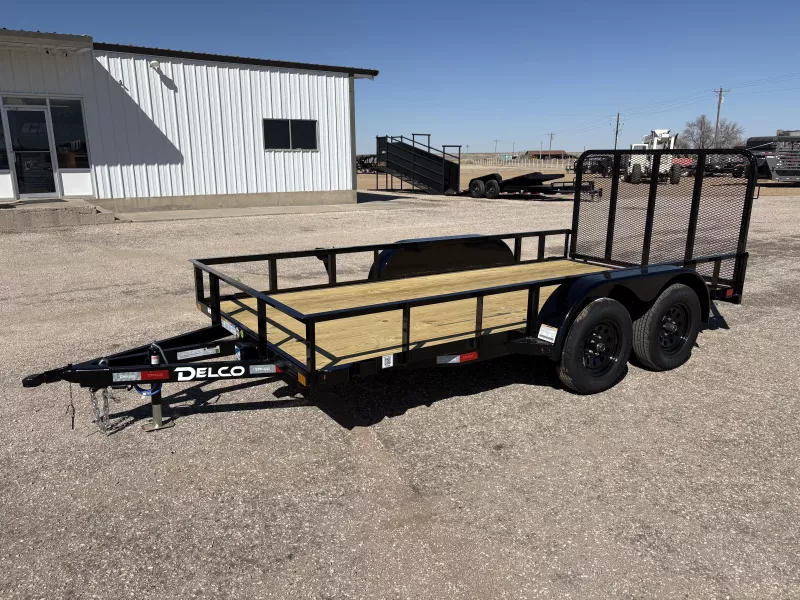 2025 Delco 77"x14' Utility Trailer 7K 