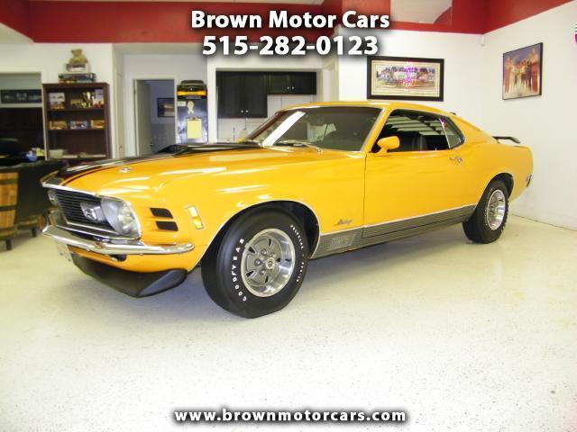 1970 Ford Mustang Mach 1 Fastback 1970 Ford Mustang Mach 1 Fastback