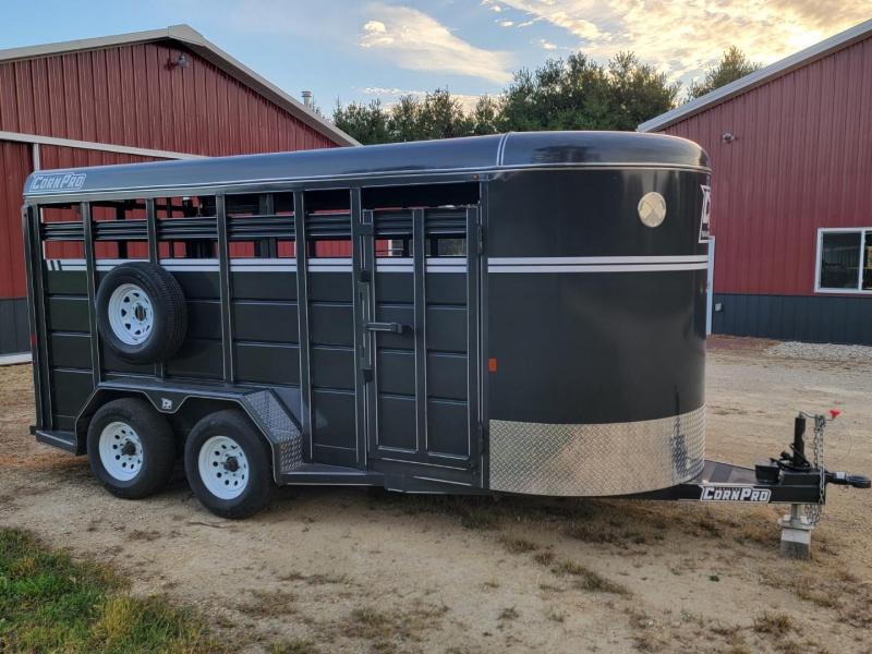 2020 CornPro SB-16 6S (6'x16'x6'6") Livestock Bumper Pull Trailer 2020 CornPro SB-16 6S (6'x16'x6'6") Livestock Bumper Pull Trailer