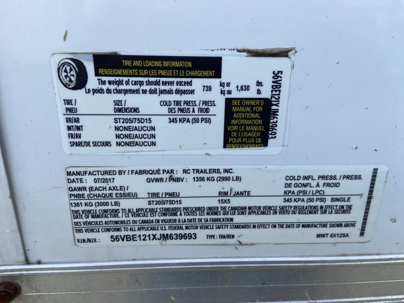 used Cargo (Enclosed) Trailers RC Trailers  for sale, in Elyria, OH Thumbnail 7