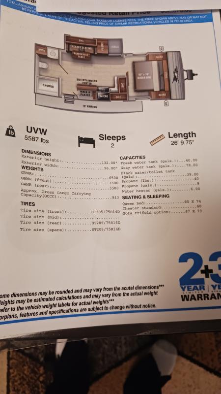 used Travel Trailers Jayco Jay Feather SLX for sale, in Alabaster, AL Thumbnail 9