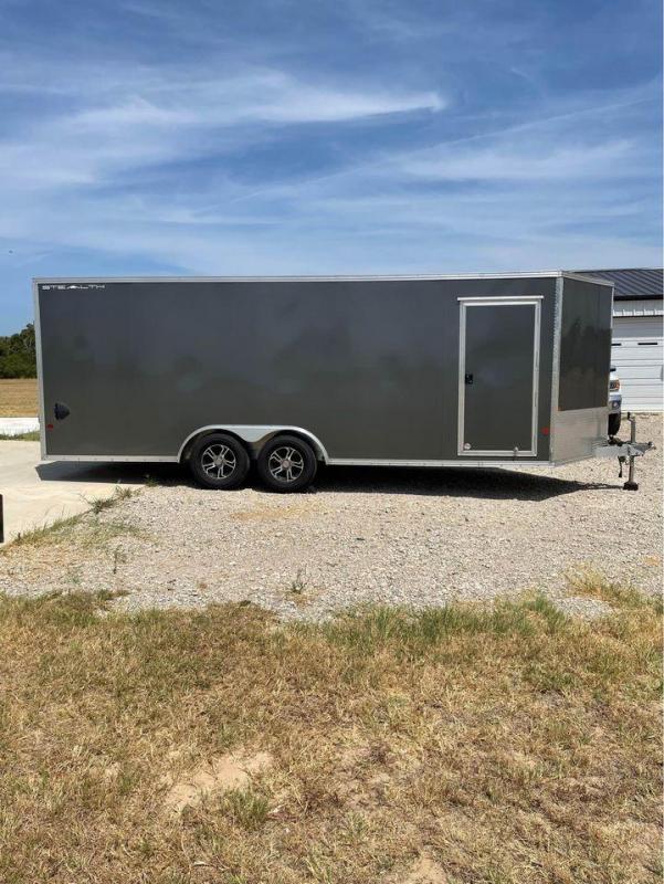2020 Alcom Stealth 8 x 20 Aluminum V-nose Enclosed Trailer 2020 Alcom Stealth 8 x 20 Aluminum V-nose Enclosed Trailer