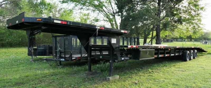 2004 Take 3 Custom Built Tri-Axle Gooseneck Step Deck Trailer 2004 Take 3 Custom Built Tri-Axle Gooseneck Step Deck Trailer