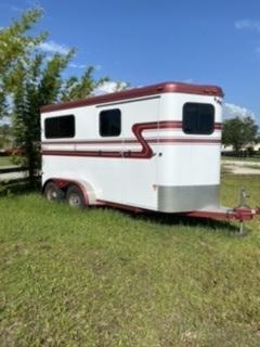 2010 Hawk Custom Made 2 Horse Bumper Pull Trailer 2010 Hawk Custom Made 2 Horse Bumper Pull Trailer