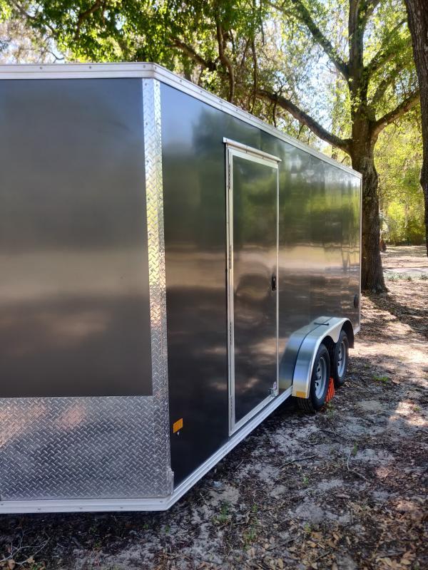2023 Alcom Stealth 7.5x16 All Aluminum Enclosed Utility UTV Trailer in ...