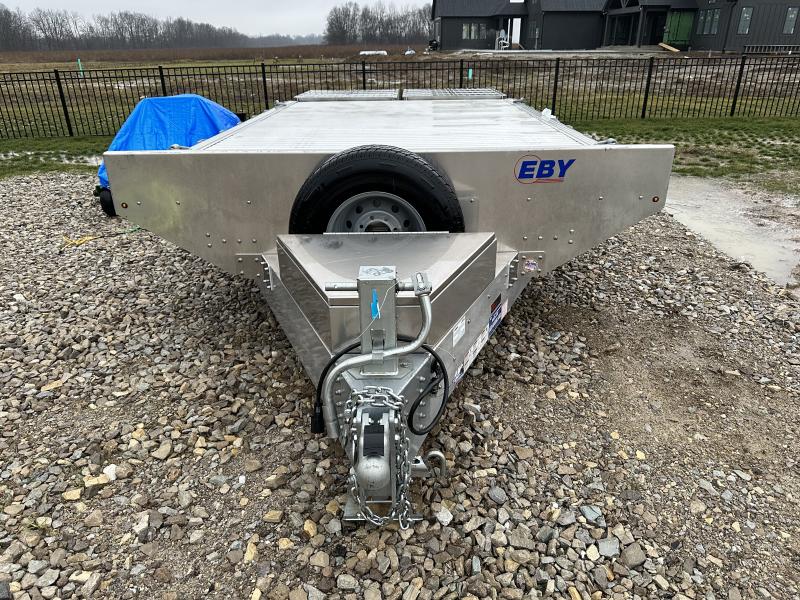 2021 EBY 18' Aluminum Dovetail Trailer with Full Width Ramps 2021 EBY 18' Aluminum Dovetail Trailer with Full Width Ramps
