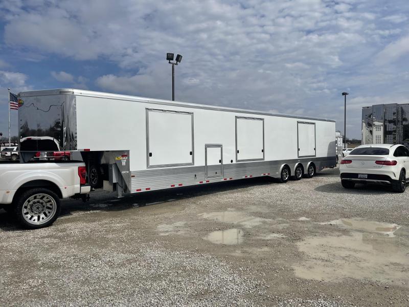 2021 Sundowner 52' All Aluminum 3 Car Enclosed Wedge Trailer