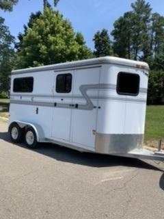 2014 Hawk 2 Horse Bumper Pull X-Wide Warmblood Size Trailer 2014 Hawk 2 Horse Bumper Pull X-Wide Warmblood Size Trailer