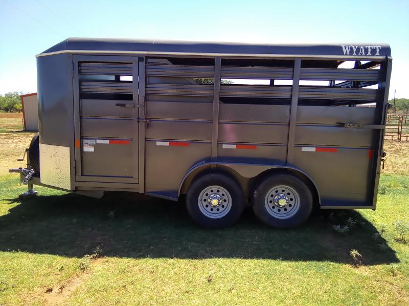 2020 Wyatt 16' Bumper Pull Stock Trailer 2020 Wyatt 16' Bumper Pull Stock Trailer