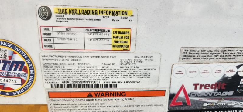 used Cargo (Enclosed) Trailers Interstate  for sale, in Aiken, SC Thumbnail 3