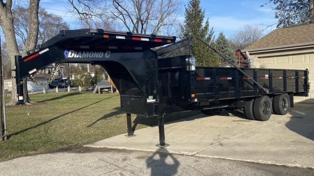 2021 Diamond C WDT 96" x 20' 30K Gooseneck Dump Trailer 2021 Diamond C WDT 96" x 20' 30K Gooseneck Dump Trailer
