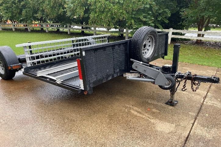 2014 Maxey 8' x 14' RV Tandem Tow Motorcycle Trailer 2014 Maxey 8' x 14' RV Tandem Tow Motorcycle Trailer