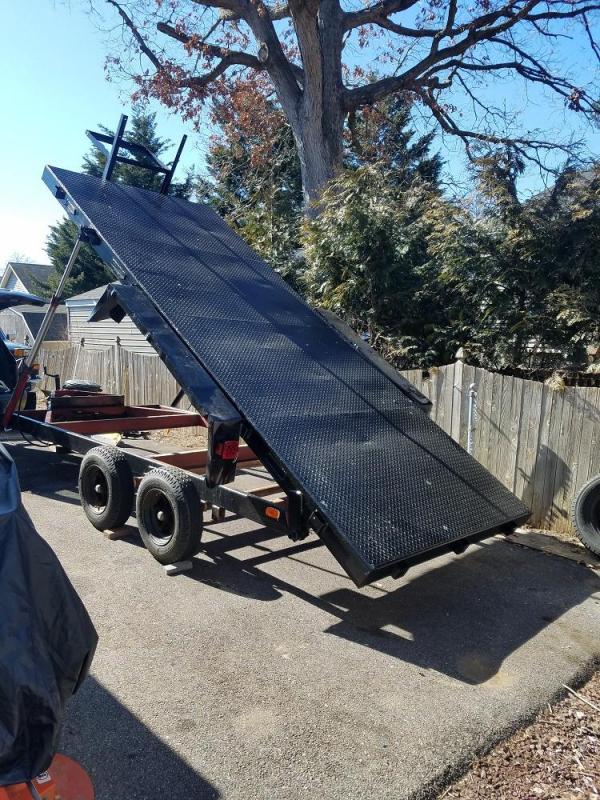 2000 Hond 6.5' x 16' Heavy Duty Dump Trailer 2000 Hond 6.5' x 16' Heavy Duty Dump Trailer