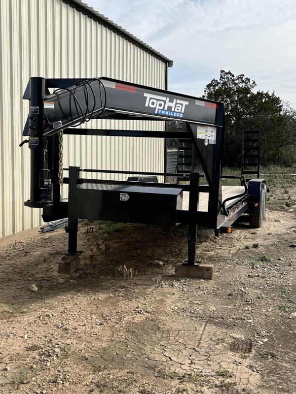 2022 Top Hat 83" x 14' Tandem Axle Low Profile Gooseneck Utility Trailer 2022 Top Hat 83" x 14' Tandem Axle Low Profile Gooseneck Utility Trailer