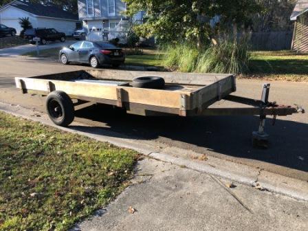 2000 Shop Built 6 x 14 Heavy Duty Flatbed Utility Trailer 2000 Shop Built 6 x 14 Heavy Duty Flatbed Utility Trailer