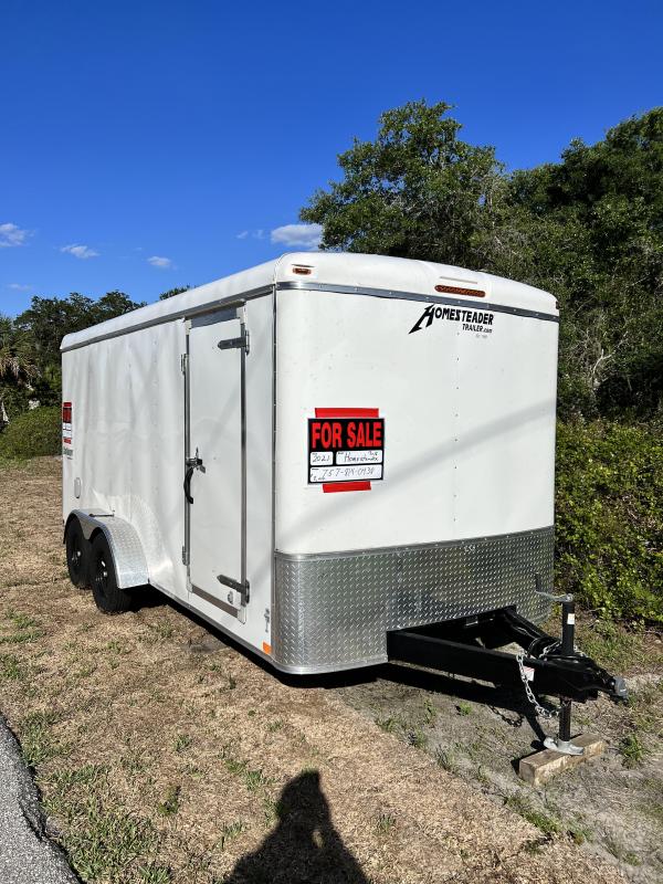 2021 Homesteader Challenger 7' x 16' Enclosed 2021 Homesteader Challenger 7' x 16' Enclosed