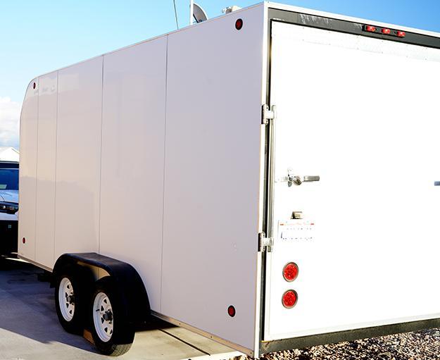 2018 Apache 6 x 14 Tandem Axle Enclosed Utility w/ Electric Brakes 2018 Apache 6 x 14 Tandem Axle Enclosed Utility w/ Electric Brakes