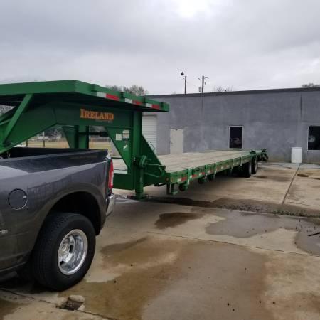 2018 Ireland ITS 40' Gooseneck Flatbed Trailer w/ Upper Deck 2018 Ireland ITS 40' Gooseneck Flatbed Trailer w/ Upper Deck