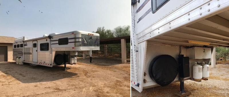 1999 Elite 3+1 Gooseneck Horse Trailer w/ 16' Living Quarters 1999 Elite 3+1 Gooseneck Horse Trailer w/ 16' Living Quarters