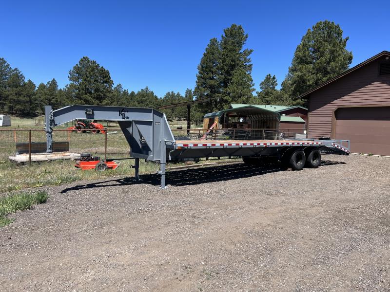 2002 Kerr-Bilt 24'+5' Gooseneck Flatbed Trailer 2002 Kerr-Bilt 24'+5' Gooseneck Flatbed Trailer