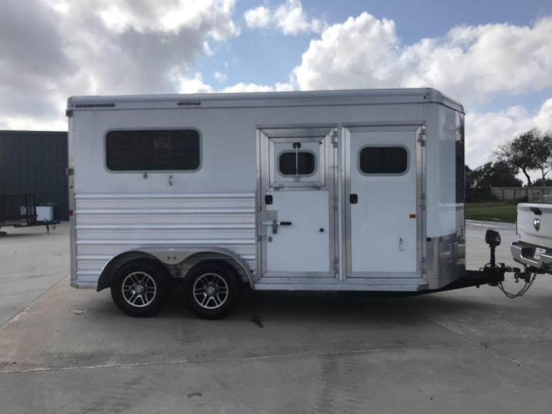 2020 Logan Coach 2 Horse Straight Load Bumper Pull Trailer Texas