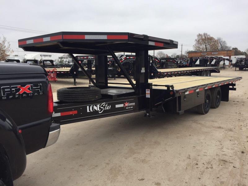 2017 Lonestar 20' Electric Tilt Flat Deck w/ Additional Deck Over Neck 2017 Lonestar 20' Electric Tilt Flat Deck w/ Additional Deck Over Neck
