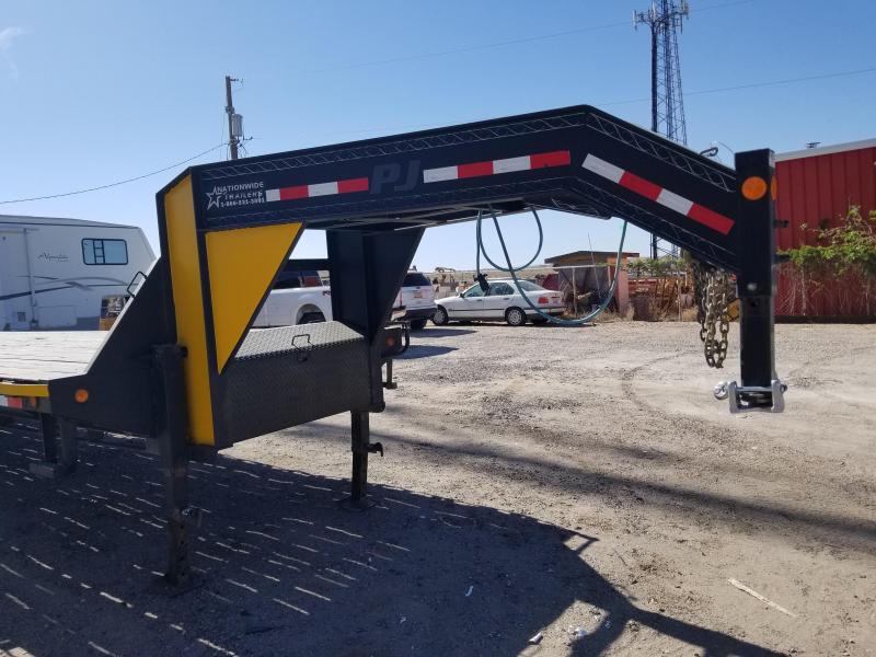 2014 PJ 40ft LD 25K Gooseneck Flatbed Trailer 2014 PJ 40ft LD 25K Gooseneck Flatbed Trailer