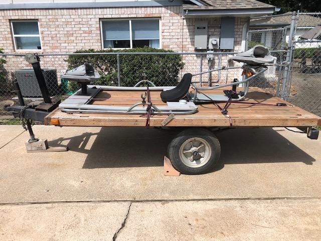 2012 Home Made Wood Flat Bed Trailer 2012 Home Made Wood Flat Bed Trailer