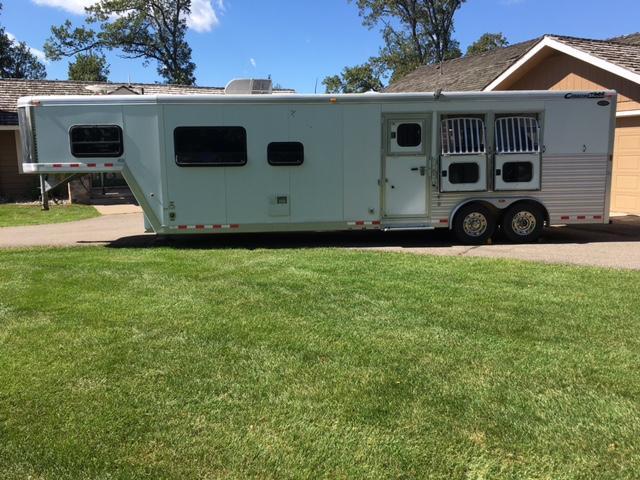 2007 Cimarron Norstar 3 Horse Slant Gooseneck Trailer w/ Living Quarters 2007 Cimarron Norstar 3 Horse Slant Gooseneck Trailer w/ Living Quarters