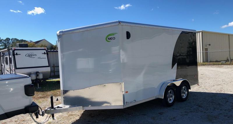 2021 NEO 14' x 7.5' x 7' All Aluminum Motorcycle Trailer 2021 NEO 14' x 7.5' x 7' All Aluminum Motorcycle Trailer
