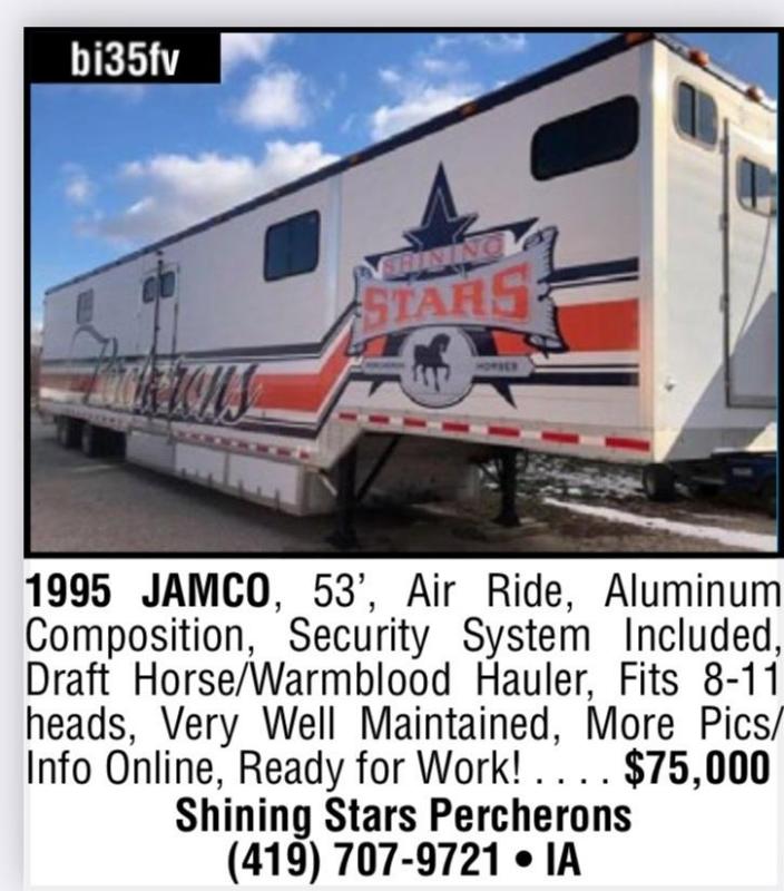 1995 Jamco 11 Horse Aluminum Semi Van 1995 Jamco 11 Horse Aluminum Semi Van