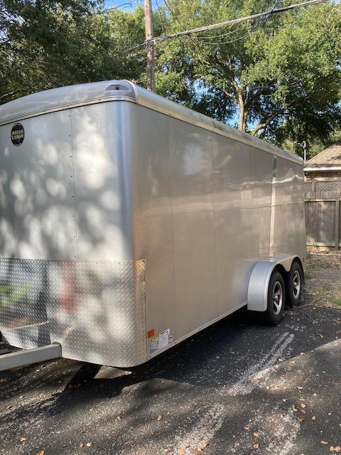 2017 Wells Cargo 7X16 Tandem Axle Enclosed Cargo w/ Rear Ramp 2017 Wells Cargo 7X16 Tandem Axle Enclosed Cargo w/ Rear Ramp