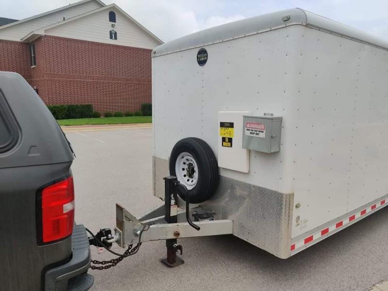 2007 Wells Cargo 8' x 28' Express Wagon Custom Enclosed Cargo Trailer