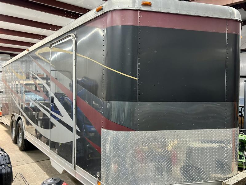 2008 All Aluminum Featherlite 23' Enclosed Trailer Car Trailers For