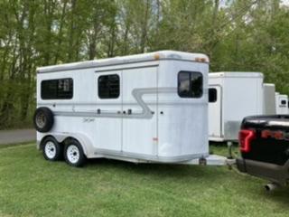 1997 Equispirit 2 Horse Straight Load Bumper Pull Aluminum Trailer 1997 Equispirit 2 Horse Straight Load Bumper Pull Aluminum Trailer
