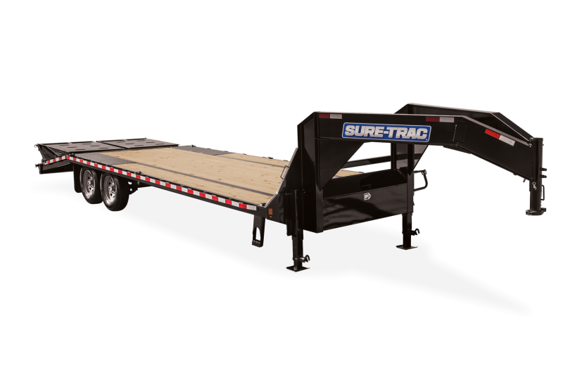 2019 Sure-Trac 8.5 x 21 + 5 Goose Neck 17.6k Equipment Trailer 2019 Sure-Trac 8.5 x 21 + 5 Goose Neck 17.6k Equipment Trailer