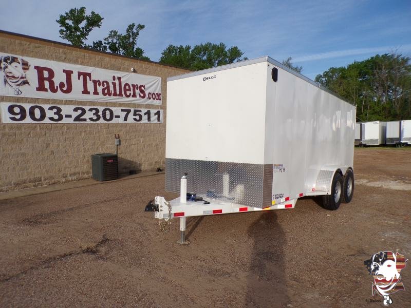 2023 Delco Trailers 6'8''x16 Cargo / Enclosed Trailer