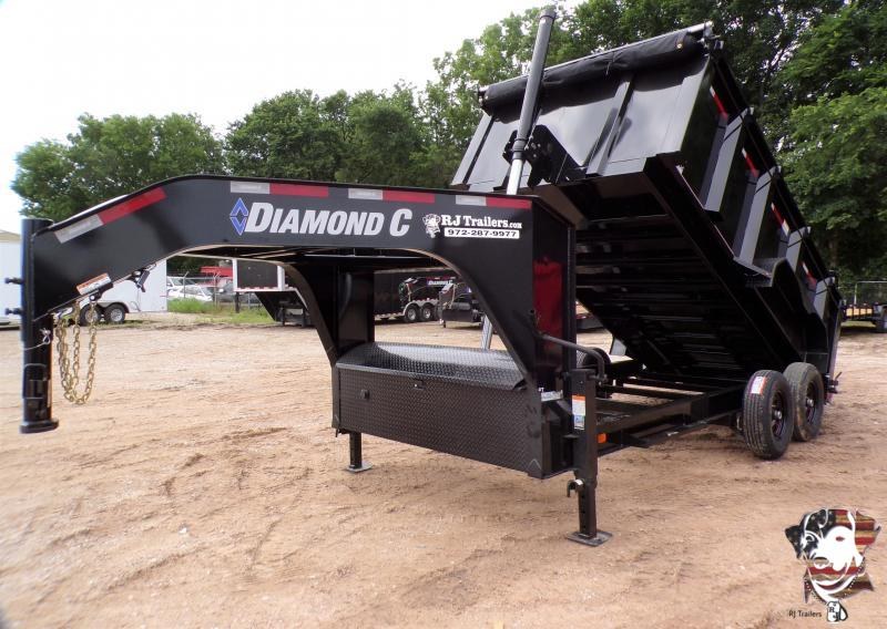 Gooseneck Diamond C Trailers Dump Trailers for sale Near Me Trailer
