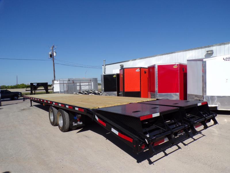 2022 Texas Pride Trailers 102x40 Flatbed Trailer Texas Trailer